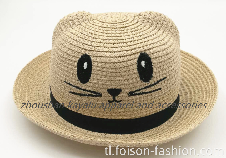 Mainit na ibenta ang mga bata bagong hayop na may isang straw hat beach hat1 Hot Sell Kids New Animal With A Straw Hat Beach Hat1